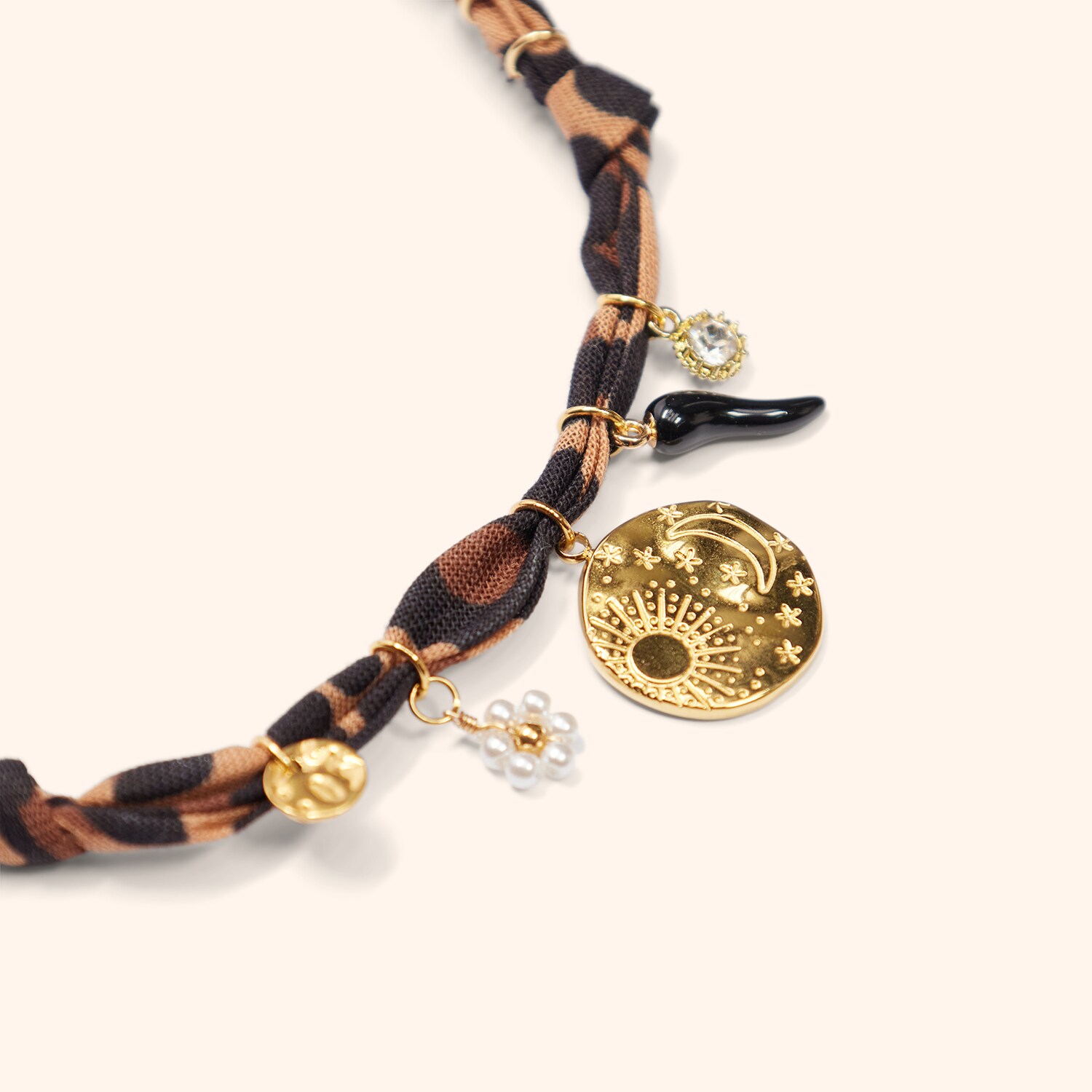 Collier Quand le soleil rencontre la lune